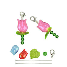 10 Bastelset Blume Opak