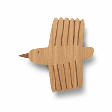 ferm Living Bird Kinder Wandleuchte Kinderzimmerlampe Leuchte Eiche geölt E27