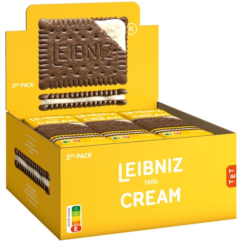 Leibniz cream milk 18x 38g - milk, im