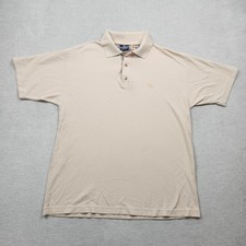 Burberry Vintage Herren Poloshirt Gr. L Beige Polo Hemd Designer England Logo