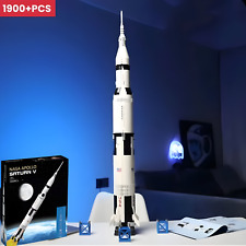 Apollo Saturn V Rakete Modellbausatz - 1900+ Teile, Weltraumforschungsset
