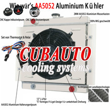 3 Reihe Aluminium Kühler+Lüfter+Relay Für Ford Escort MK1 MK2 RS2000 68-80 1969