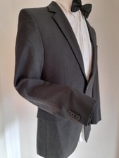 HUGO BOSS Sakko Blazer Gr. 90 red label anthrazit 46+ Aamon/Hago Schurwolle
