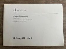 Unimog instruction manual - manual, u