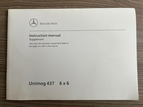 Unimog instruction manual - unimog,