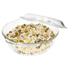 Brat- & Backform 2L Deckel Auflaufform Ø23,5cm rund Glas backofentauglich 