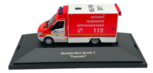 Schuco sprinter feuerwehr - schuco, h0
