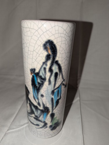 Karlsruher majolika blumenvase - karlsruher,