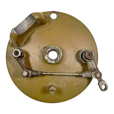 Ankerplatte Duplex Bremse beige Original Gebraucht Dnepr K750