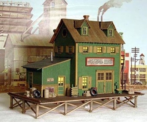 Spur bausatz lagerhalle - h0,