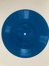 alte blaue MELODIA Schallplatte Schallfolie -Geburtstagsständchen