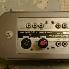 Quad II 22 Vorverstärker Plug in Tape Adapter 100K OHM einstellbarer Pegel - CD/TV etc.