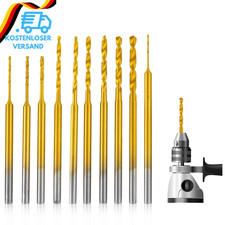 10 Stück Mini Spiralbohrer