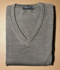 MAERZ München - Herren Pullover - V-Ausschnitt - Merino Wolle -Grösse 50 - neu