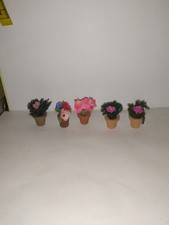 5 x Alte Topf-Pflanze-50-60er