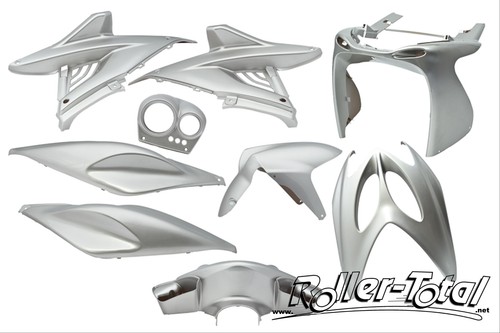 Verkleidungsset silber grau