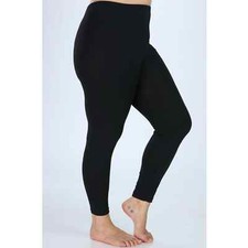 Damen Thermo Leggings angeraut 38 40 42 44 46 48 blickdicht warm Thermoleggings 