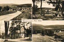 11-170 Ansichtskarte Geschwenda Schwäng Geratal  Ilm-Kreis Thüringer Wald DDR
