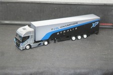 Seltener Eligor LKW Iveco Stralis XR mit Auflieger Metall Modellauto 1/87 H0