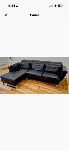 Brühl ecksofa moule leder - ecksofa,