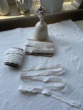 alte Spitze, Borte Nähen Basteln 2 cm  breit und 3/3/3,5/1 m lang Baumwolle 4 T