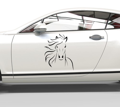Autoaufkleber pferd horse - -,