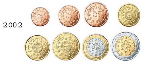 Kursmünze portugal cent bis - kursmünze,