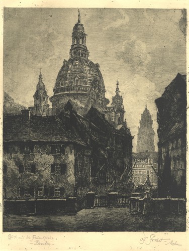 Dresden frauenkirche original - frauenkirche,