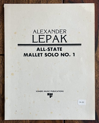 All state mallet solo - no., 1