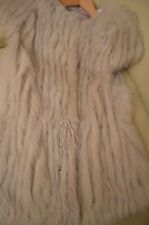 Pelzwest Silberfuchs gr. S M grau weiss