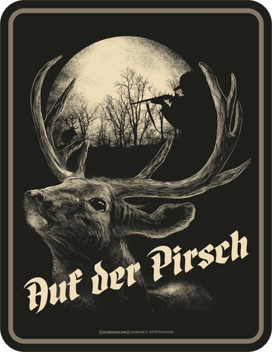 Blechschild auf der - blechschild,