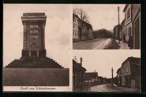 Ichtershausen ansichtskarte - ichtershausen,,