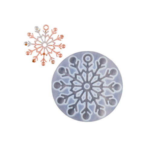 Silikonform schneeflocke - schneeflocke, Ø