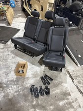 Orig VW Caddy 2K 2er Sitzbank hinten Rücksitzbank Leder Taxi