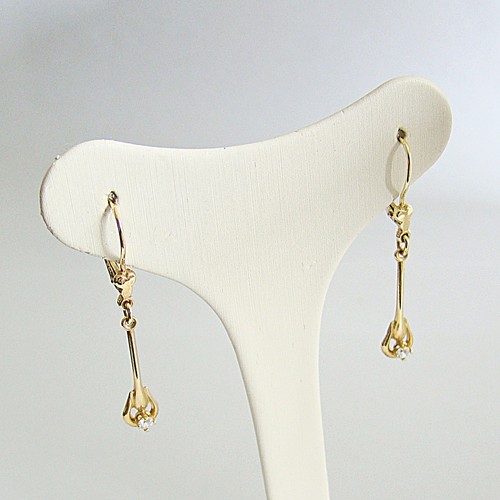 Ohrringe gelbgold 585er kt - gelbgold, 14