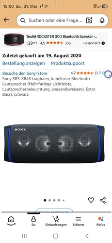 Sony srs xb43 - srs-xb43, tragbarer