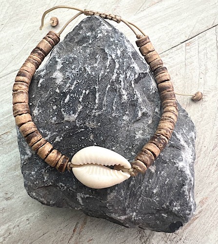 Holz armband makramee - holz,