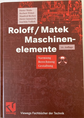 Roloff matek maschinenelemente - roloff/matek,