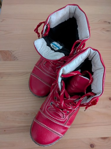Lederboots rot 41 marke - 41,