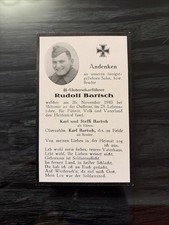 Todesanzeige WK II  1943 SS