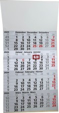 4 Monatskalender 2026 Büro