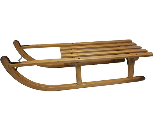 Schlitten vintage aus holz - schlitten,