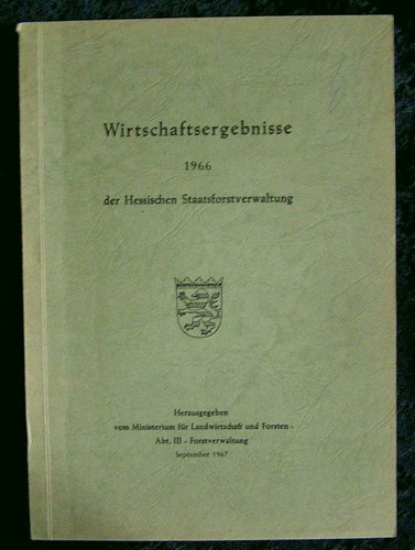 Wirtschaftsergebnisse 1966 der