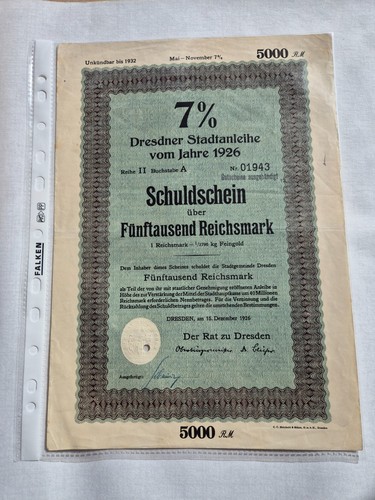Dresdner stadtanleihe - dresdner,