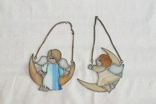 Zwei schöne Engel/ Tiffany / echte Handarbeit
