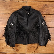 Vintage western lederjacke - vintage,