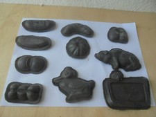 36384 10x Marzipanform Halbform Blei Positivform Schokoladenform Figuren