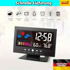 Wetterstation Wecker Luftfeuchtigkeit Klatschen Berühren zuhause Wetter