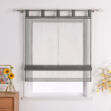 Transparent Raffrollo mit