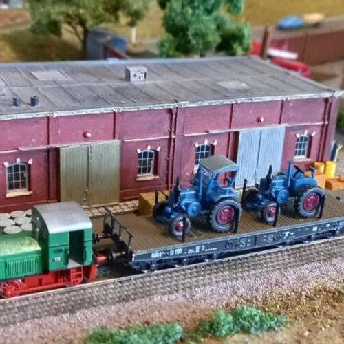 Lanz bulldog traktor mit - bulldog,